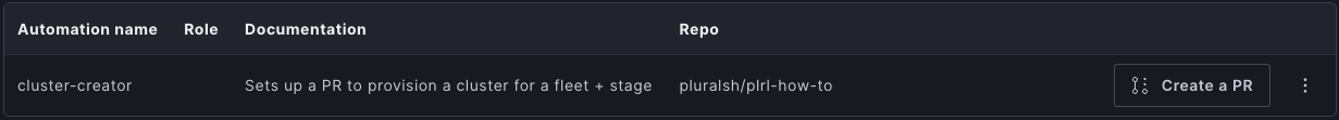 cluster-creator pr button